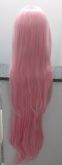 Peruca Rosa longa 100cm