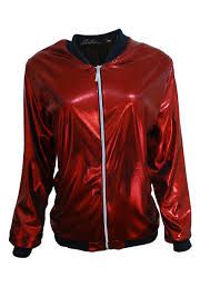 Jaqueta bomber metalizada
